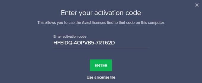 avast for mac activation code